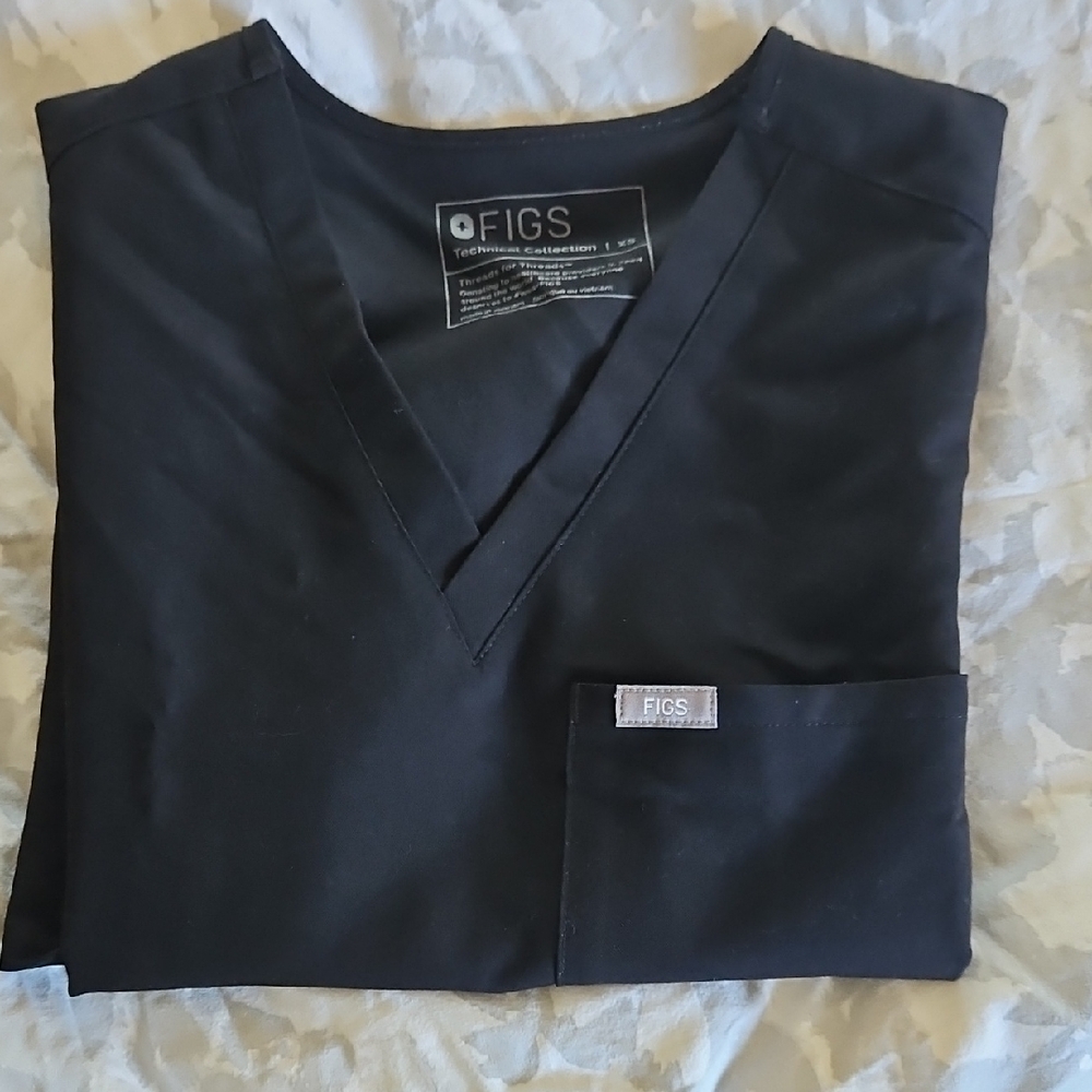 Figs Catarina One Pocket Scrub Top Xs